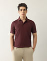 Arrow Solid Regular Fit Polo Shirt
