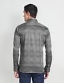 Arrow Newyork Cutaway Collar Geometric Pattern Shirt