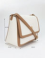 Tommy Hilfiger Solid Brown Pu Sling Bag