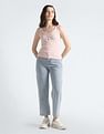 Calvin Klein Solid Ribbed Tank Top
