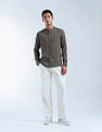 Flying Machine Vertical Striped Regular Fit Color Of Home Shirt