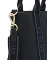 Tommy Hilfiger Solid Blue Pu Handbags
