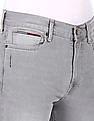 Tommy Hilfiger Men Grey Mid Rise Simon Skinny Fit Jeans