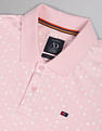 AD by Arvind Geometric Print COOL-IT Real Deal Polo Shirt