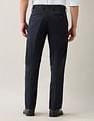 Arrow Straight Fit Mid Rise Trousers