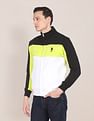 U.S. Polo Assn. High Neck Colour Block Panelled Sweatshirt