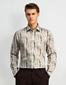 Arrow Abstract Printed Manhattan Slim Fit Shirt