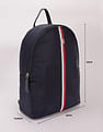 Tommy Hilfiger Solid Blue Nylon Backpack