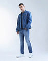 Flying Machine Freddie Slim Straight Fit Flex Knit Jeans
