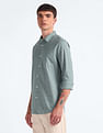 Flying Machine Graphic Print Slim Shirt