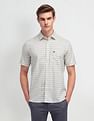 Arrow Sport Micro Checked Cotton Shirt