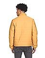 Aeropostale Men Gold Long Sleeve High Neck Jacket