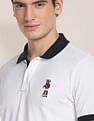 U.S. Polo Assn. Contrast Collar Mascot Polo Shirt