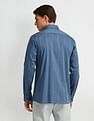 Arrow Newyork Manhattan Slim Fit Vertical Striped Shirt