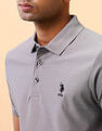 U.S. Polo Assn. Textured Pure Cotton Polo Shirt