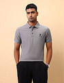 U.S. Polo Assn. Textured Pure Cotton Polo Shirt