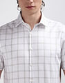 Calvin Klein Windowpane Check Twill Shirt