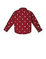U.S. Polo Assn. Kids Boys Button Down Collar Printed Shirt