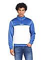 Flying Machine High Neck Colour Block Sweatshirt
