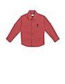 U.S. Polo Assn. Kids Boys Spread Collar Solid Shirt