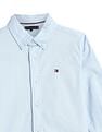 Tommy Hilfiger Kids Boys Solid Regular-Fit Cotton Shirt