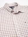 Tommy Hilfiger Checks Regular-Fit Linen Shirt