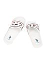 U.S. Polo Assn. Men Embossed Logo Lightweight Nordin Slides