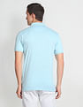 Arrow Sports Horizontal Stripe Cotton Polo Shirt