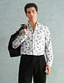 Arrow Newyork Slim Fit Smart Printed Shirt