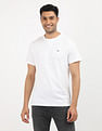 Tommy Hilfiger Slim Fit Solid Cotton T-Shirt
