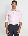 Arrow Classic Regular Fit Tartan Formal Shirt