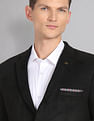 AD by Arvind Solid Performix Knit Blazer