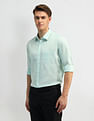 Arrow Dobby Windowpane Check Formal Shirt