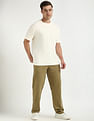 Calvin Klein Jeans Solid Relaxed-Fit Cotton T Shirt