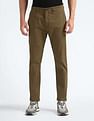 Flying Machine Slash Slim Tapered Fit Solid Chinos