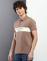 Calvin Klein Jeans Solid Slim Fit Blocking Polo Shirt