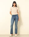 U.S. Polo Assn. Women Mid Rise Bootcut Jeans