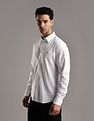Tommy Hilfiger Solid Slim-Fit Polyester Shirt
