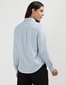Tommy Hilfiger Solid Poplin Relaxed Fit Shirt