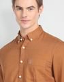 U.S. Polo Assn. Denim Co. Solid Linen Cotton Shirt