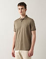 Arrow Solid Regular Fit Polo Shirt