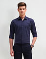 Arrow Slim Fit All-Over Pattern Shirt