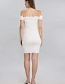 Tommy Hilfiger Womens White Solid Dresses