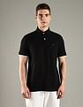Tommy Hilfiger Solid Regular Fit Cotton Polo T-Shirt