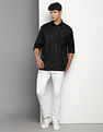 Tommy Hilfiger Button Down Collar Solid Shirt