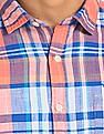 Flying Machine Spread Collar Check Shirt
