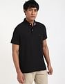 Tommy Hilfiger Solid Regular-Fit Cotton Polo Shirt