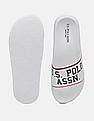 U.S. Polo Assn. Men Embossed Logo Non-Skid Lightweight Slides