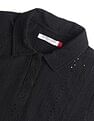U.S. Polo Assn. Women Regular Fit Textured Polo Shirt