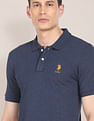U.S. Polo Assn. Heathered Pique Polo Shirt